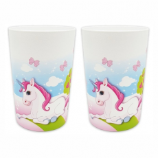 Plastové poháre Jednorožec EKO