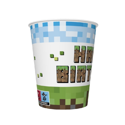 Poháre Pixel párty Minecraft