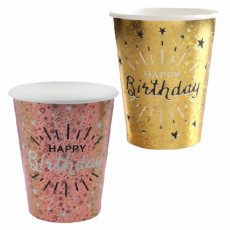 Poháre Happy Birthday