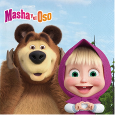 Servítky Máša a medveď 20 ks