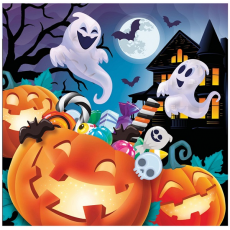 Servítky Halloween 