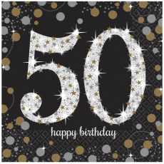 Servítky číslo 50 zlaté