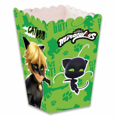 Krabička na popcorn Čierny kocúr