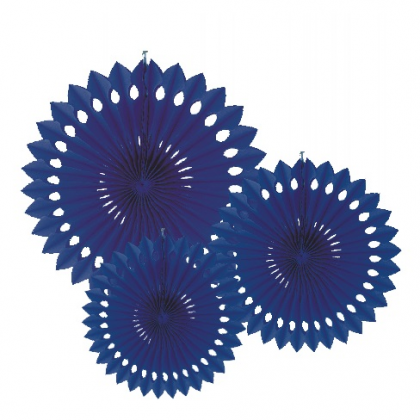 Rozetky tmavo fialové /3ks/