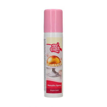 Jedlá farba v spreji zlatá 100 ml