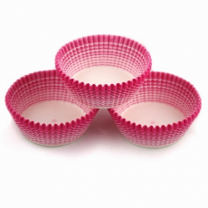 Papierové košíčky na muffiny ružové 100 ks