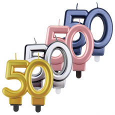Sviečka 50 metalická