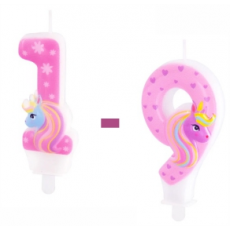 Sviečka číslo Jednorožec