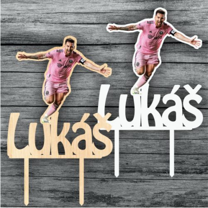 Zápich na tortu Messi