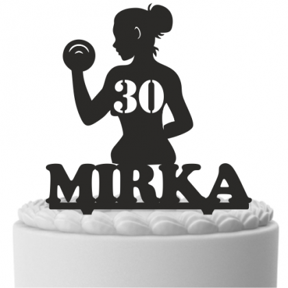 Zápich na tortu Fitneska