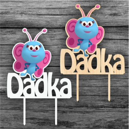 Tortový zápich Motýlik /Bichikids/