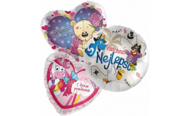 Születésnapi léggömbök - szlovák, cseh, orosz