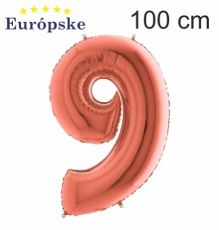 Rosé gold čísla maxi