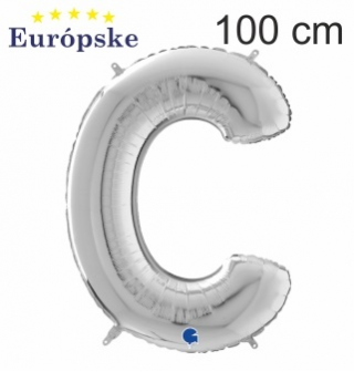 Strieborné písmena maxi