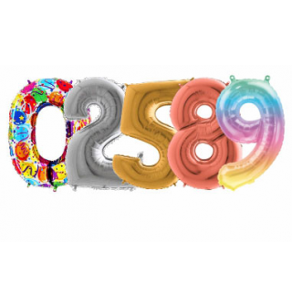 Szám léggömb mini