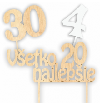 Tortový zápich Číslo