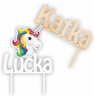 Tortový zápich s Menom